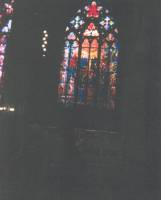 Stained glass in the cathedral