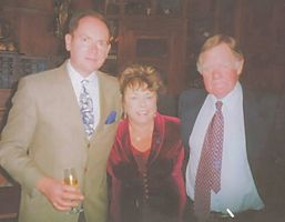With John Elnaugh and Sir Bernard Ingham at the Ellis Peters Awards