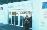 Me, outside the Munch Museet in Oslo